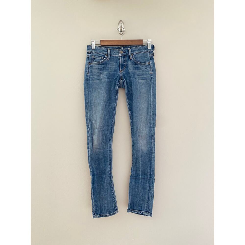 CITIZENS OF HUMANITY Low Rise Light Wash Skinny Jeans Size Women's 24